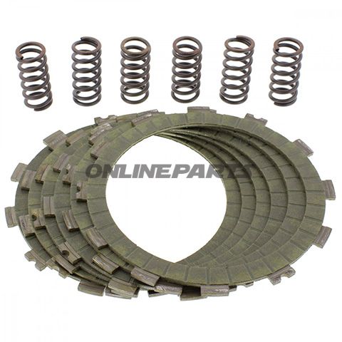 Kupplung Aramid EBC lameller + fjedre til Kawasaki ZXR 400 L