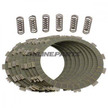 Kupplung Aramid EBC lameller + fjedre til Yamaha YZF-R1 1000