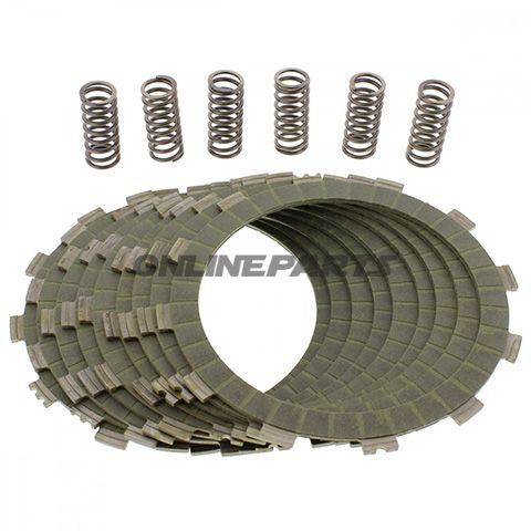 Kupplung Aramid EBC lameller + fjedre til Yamaha YZF-R1 1000