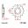 For tandhjul 11T Pitch 520Narrow Spline 22.7/25