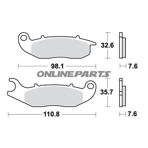 Bremsklotz Standard TRW Alternativ: 7320000