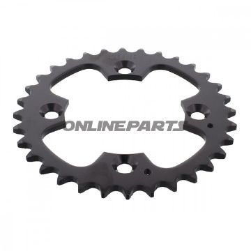 Bag tandhjul 31Z Pitch 520 Blackinner Diameter 090 Bolt Spacing 110