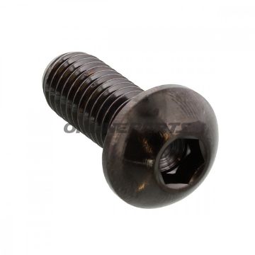 Skrue bremseskive M8X1.25 mm 20 mm rustfrit stål V4A sort