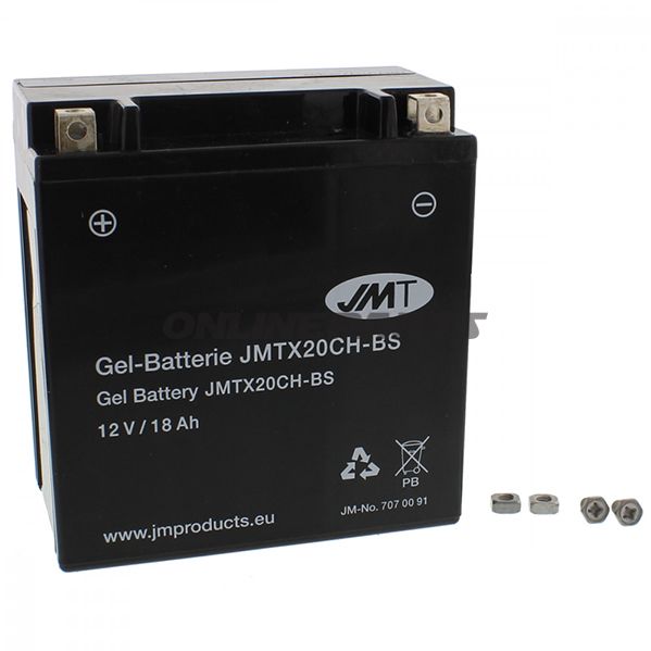 Motorcykelbatteri Ytx20ch-Bs Gel Jmtsee Also 7071343