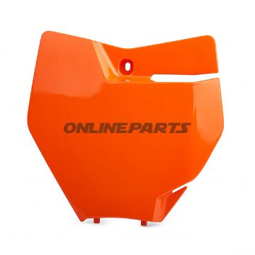 Startnummerplade orange 16
