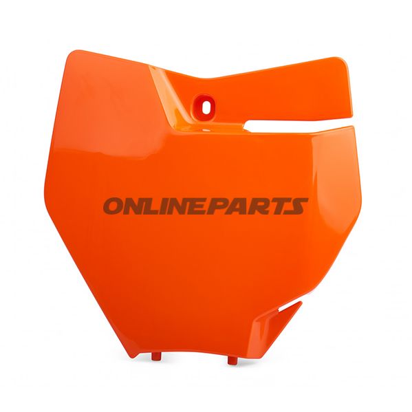 Startnummerplade orange 16