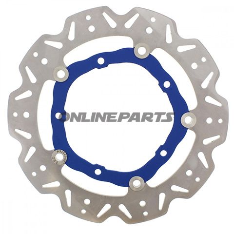 Bremseskive Front Ebcvee Rotor Blue