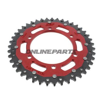 Tandhjul Dual 42Z tænder 525 sort ZF Indre diameter 106 hulcirkel 125