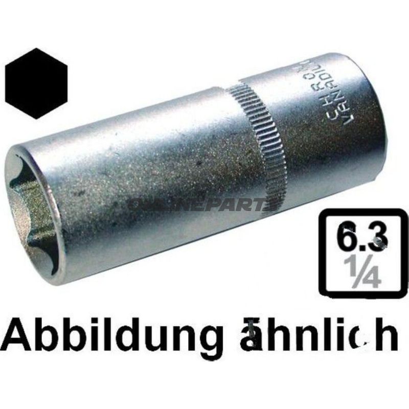 Stecknuss 1/4 13 lang