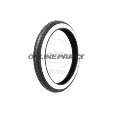 2 1/4-16 38J TT forreste/R dæk Mitas B-8 hvidvæg