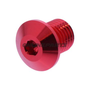 BLANKING PLUG SPEJL GEVIND DAYTONA M10X1.25MM 11MM RØD HØJRE