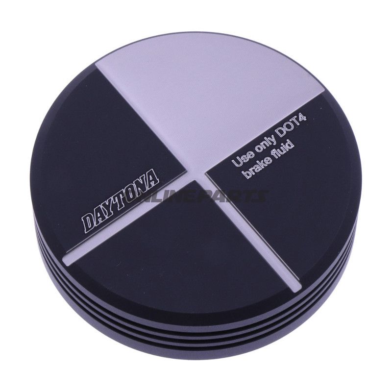 DÆKSEL BREMSEVÆSKE RESEVOIR DAYTONA CNC ANODISERET ALUMINIIUM BAG