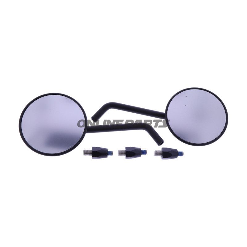 SPEJL SORT UNI DAYTONA HØJRE/VENSTRE