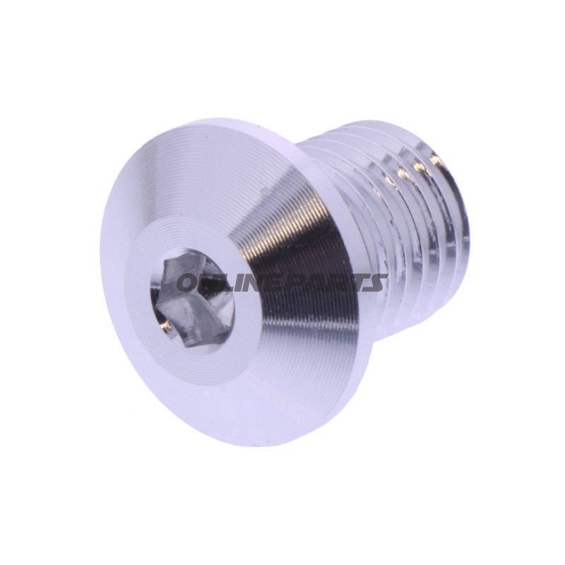 BLANKING PLUG SPEJL GEVIND DAYTONA M10X1.25MM 11MM SØLV HØJRE