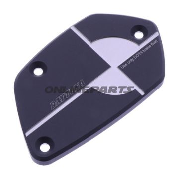 DÆKSEL BREMSEVÆSKE RESEVOIR DAYTONA CNC ANODISERET ALUMINIIUM FRONT
