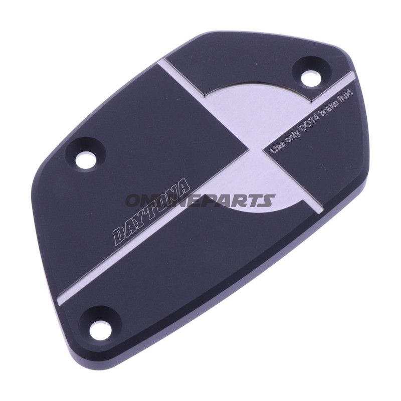 DÆKSEL BREMSEVÆSKE RESEVOIR DAYTONA CNC ANODISERET ALUMINIIUM FRONT