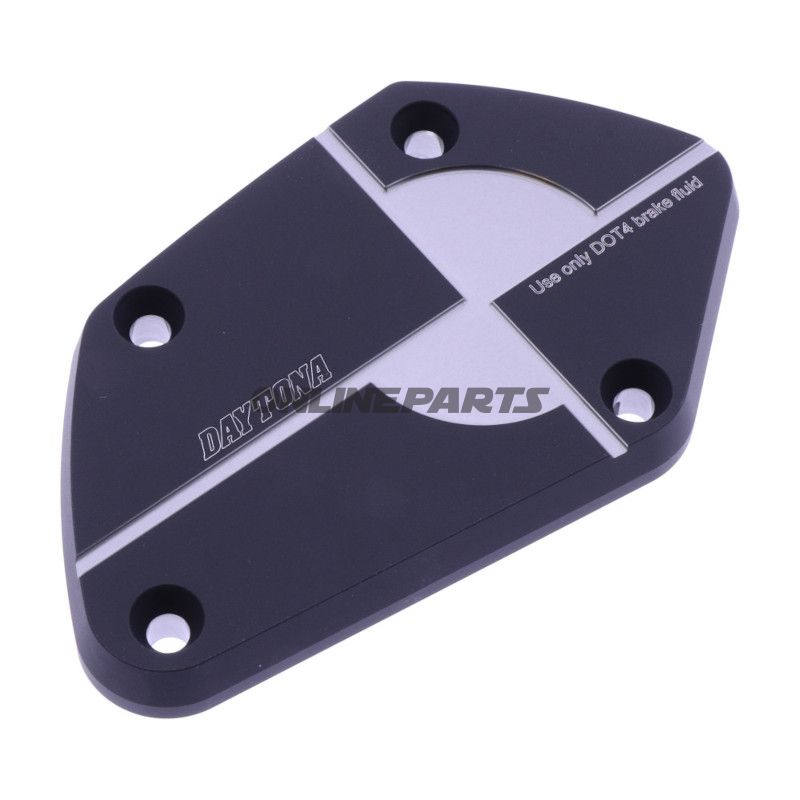 DÆKSEL BREMSEVÆSKE RESEVOIR DAYTONA CNC ANODISERET ALUMINIIUM FRONT