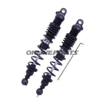 YSS TWIN STØDDÆMPER JUSTERBAR SORT UDGAVE