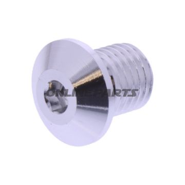 BLANKING PLUG SPEJL GEVIND DAYTONA M10X1.25MM 11MM SØLV VENSTRE