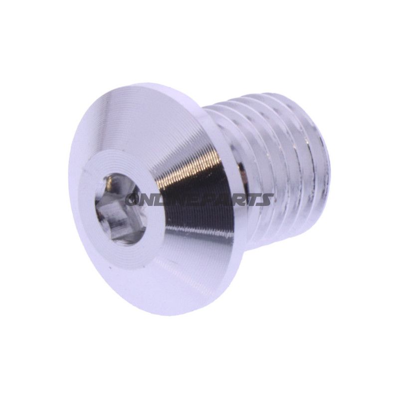 BLANKING PLUG SPEJL GEVIND DAYTONA M10X1.25MM 11MM SØLV VENSTRE