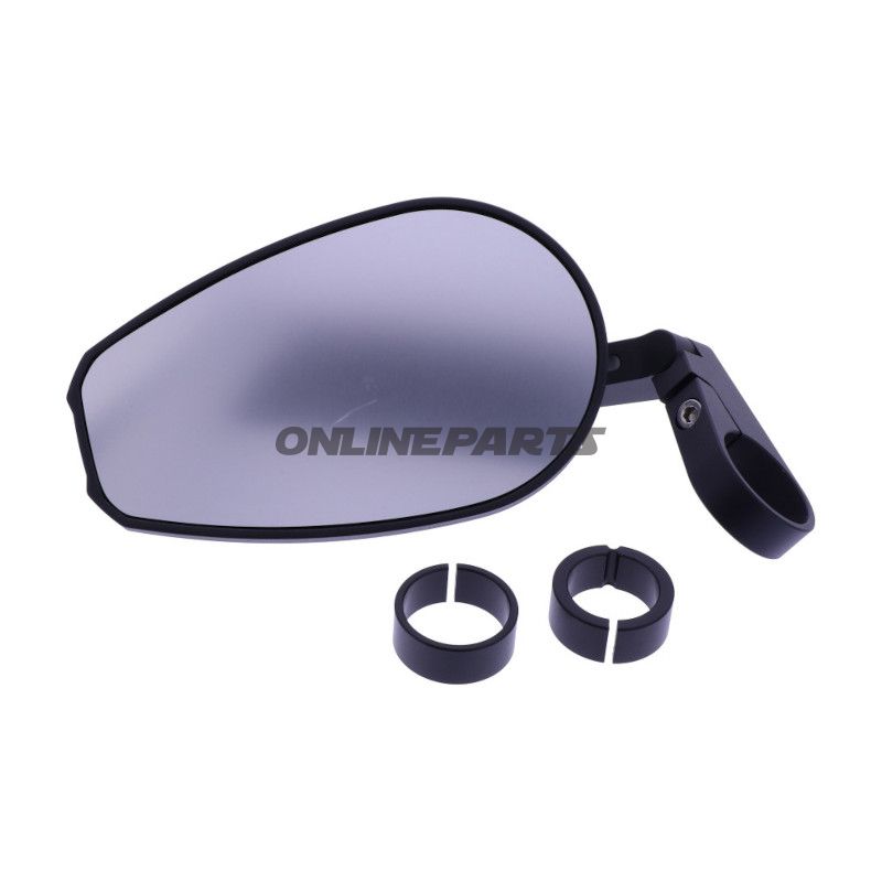 MIRROR BAR END DAYTONA KORT ALU SORT