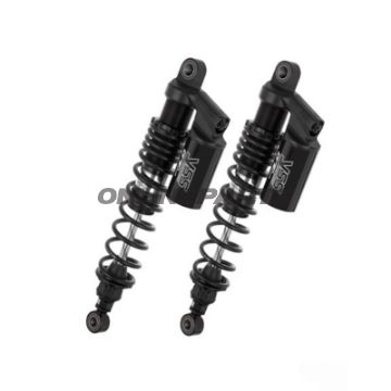 YSS TWIN STØDDÆMPER JUSTERBAR SORT UDGAVE