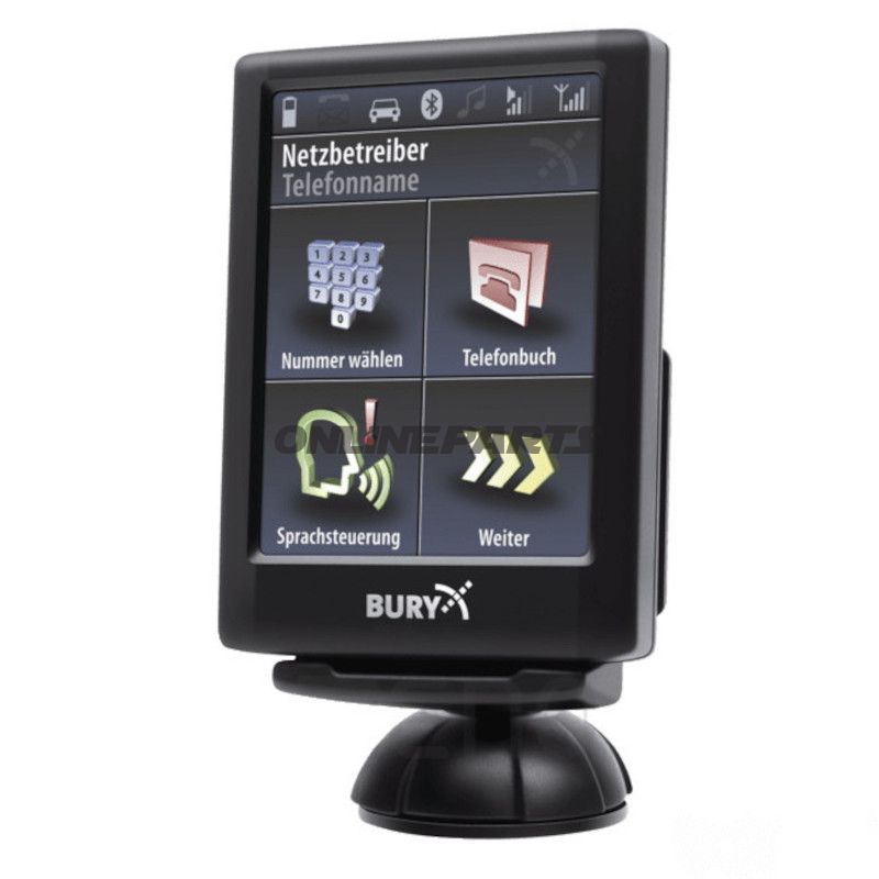 Freisprecheinrichtung Bury CC 9056 Plus BT-FSE MED BERØRINGSSKÆRM