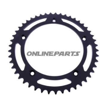 BAGESTE TANDHJUL 47 TAND PITCH 520 SORT INDVENDIG DIAMETER 158 BOLTAFSTAND 180