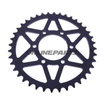 BAGESTE TANDHJUL 40 TAND PITCH 520 SORT INDVENDIG DIAMETER 068 BOLTAFSTAND 086