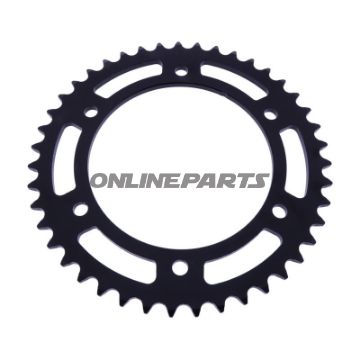 BAGESTE TANDHJUL 43 TAND PITCH 520 INDVENDIG DIAMETER XXX BOLTAFSTAND XXX