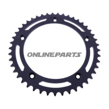 BAGESTE TANDHJUL 45 TAND PITCH 520 SORT INDVENDIG DIAMETER 158 BOLTAFSTAND 180