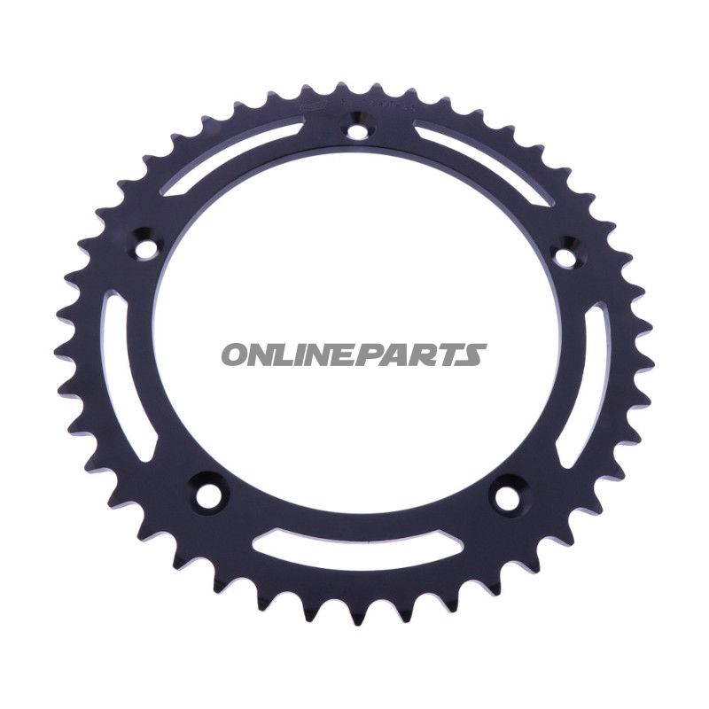BAGESTE TANDHJUL 45 TAND PITCH 520 SORT INDVENDIG DIAMETER 158 BOLTAFSTAND 180