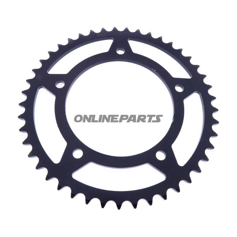 BAGESTE TANDHJUL 45 TAND PITCH 520 SORT INDVENDIG DIAMETER 125 BOLTAFSTAND 150