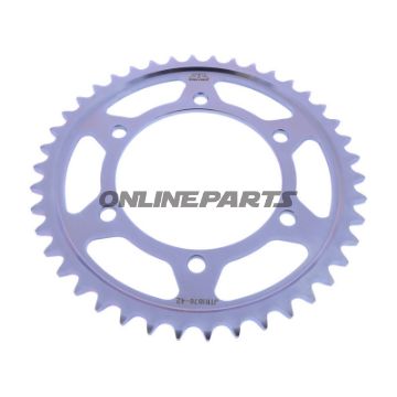 BAGESTE TANDHJUL 42 TAND PITCH 525 SØLV INDVENDIG DIAMETER 110 BOLTAFSTAND 130