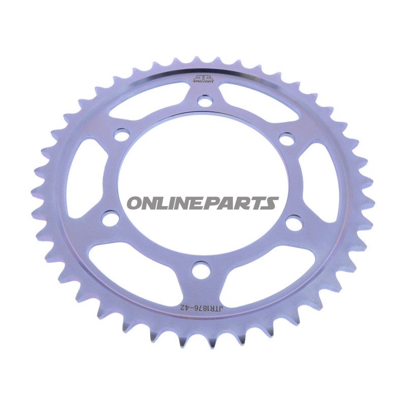 BAGESTE TANDHJUL 42 TAND PITCH 525 SØLV INDVENDIG DIAMETER 110 BOLTAFSTAND 130