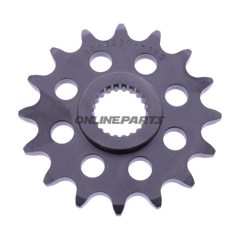 FORRESTE TANDHJUL RACING 16 TAND PITCH 520 SMAL SPLINE INDVENDIG DIAMETER 22/24