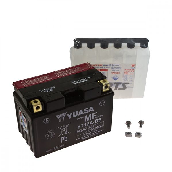 Yuasa Batteri Yt12a-Bsincluding Acid Pack