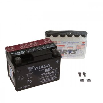 Motorcykelbatteri Ytx4l-Bs Yuasaincluding Acid Pack