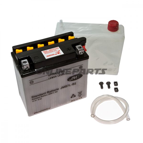 Motorcykel Batteri YB7L-B2 JMT Alternativ: 7071350