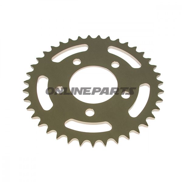 Bag tandhjul Alu 43 Tooth Pitch 520 Silveresj Inner Diameter 070 Bolt Spacing 100 til BMW HP4 1000