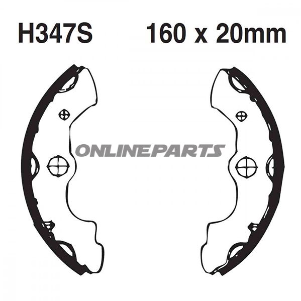 EBC Bremsbacker med fjeder