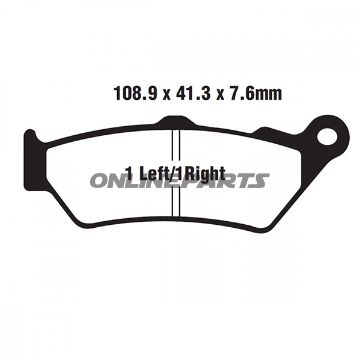 Bremseklods Semi-Sinter V EBC