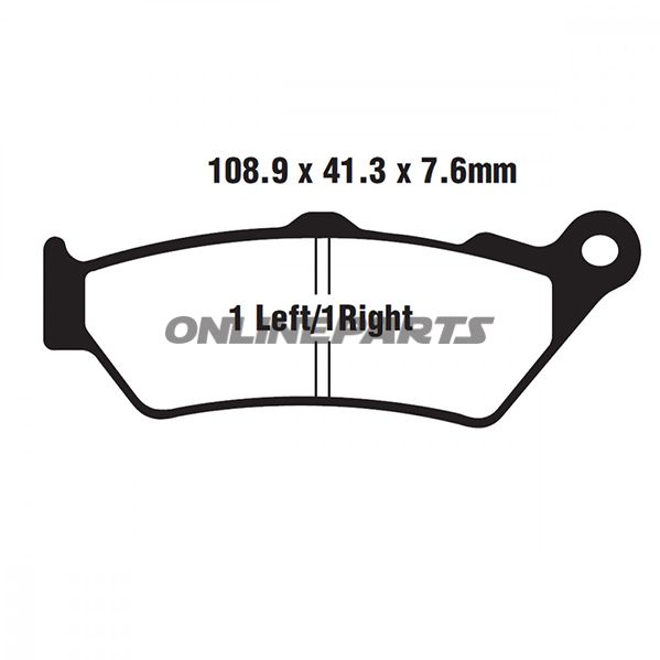Bremseklods Semi-Sinter V EBC