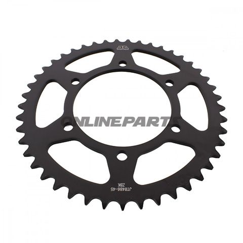 Tandhjul 45Z tænder 520 sort Indre diameter 110 hulcirkkel 130