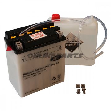 Jm Batteri Yb12al-A2including Acid Pack
