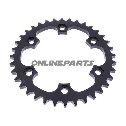 Tandhjul 36Z tænder 530 Indre diameter 111 Hulmønster 135 til Royal Enfield Continental 535 GT EFI