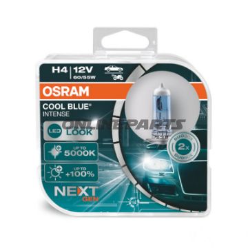 LAMPE H4 12V60/55W OSR DUO COOL BLUE INTENSE