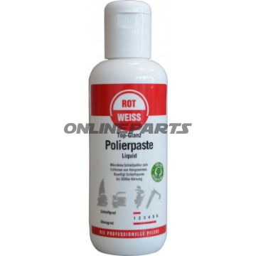 Polierpaste LIQUID 250 ml TOPGLANZ Rot-Weiss