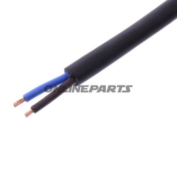 Kabel H05RR-für 2X1.5 schwarz Packung 1 Meter