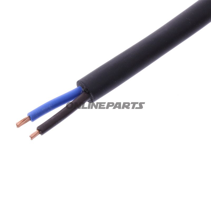 Kabel H05RR-für 2X1.5 schwarz Packung 1 Meter